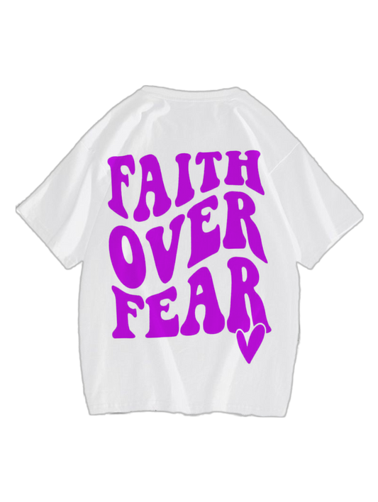 “Faith over fear 1” tee