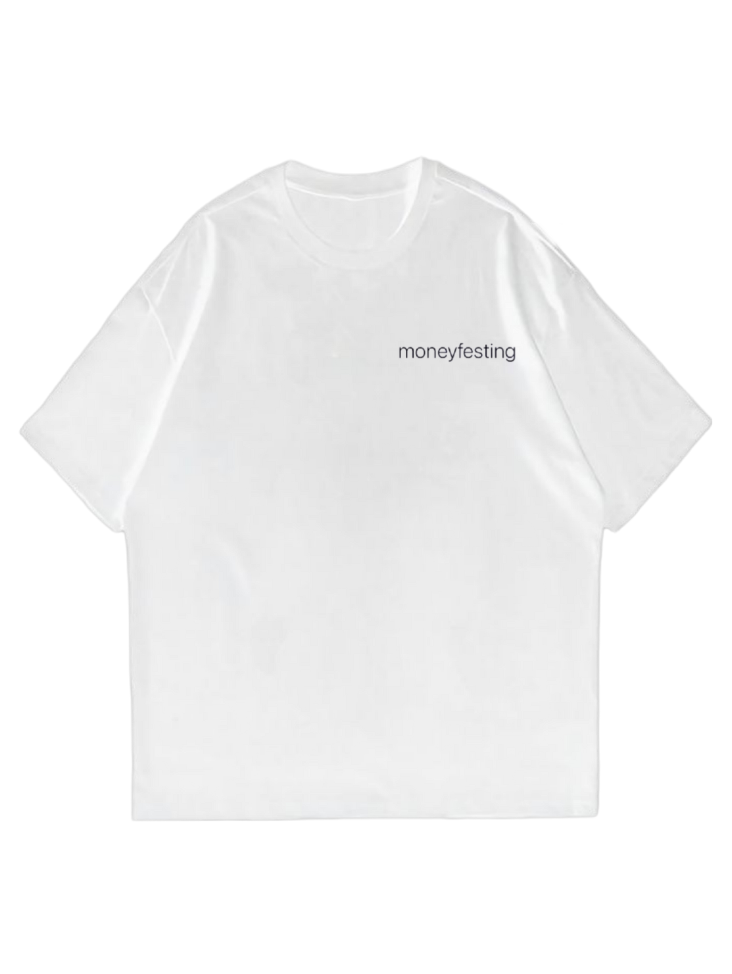 'Moneyfesting' logo tee